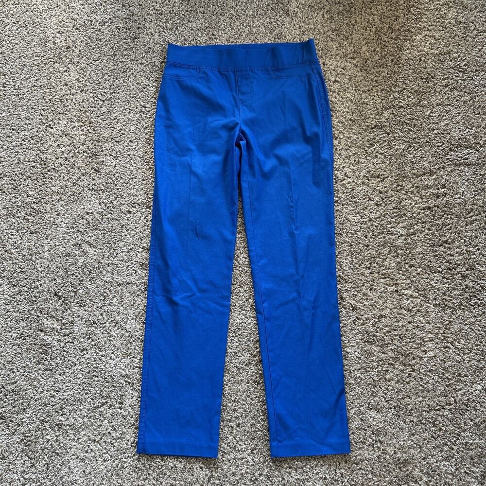 Joseph Ribkoff size 10 Pants Stretch Pull-on Blue H26